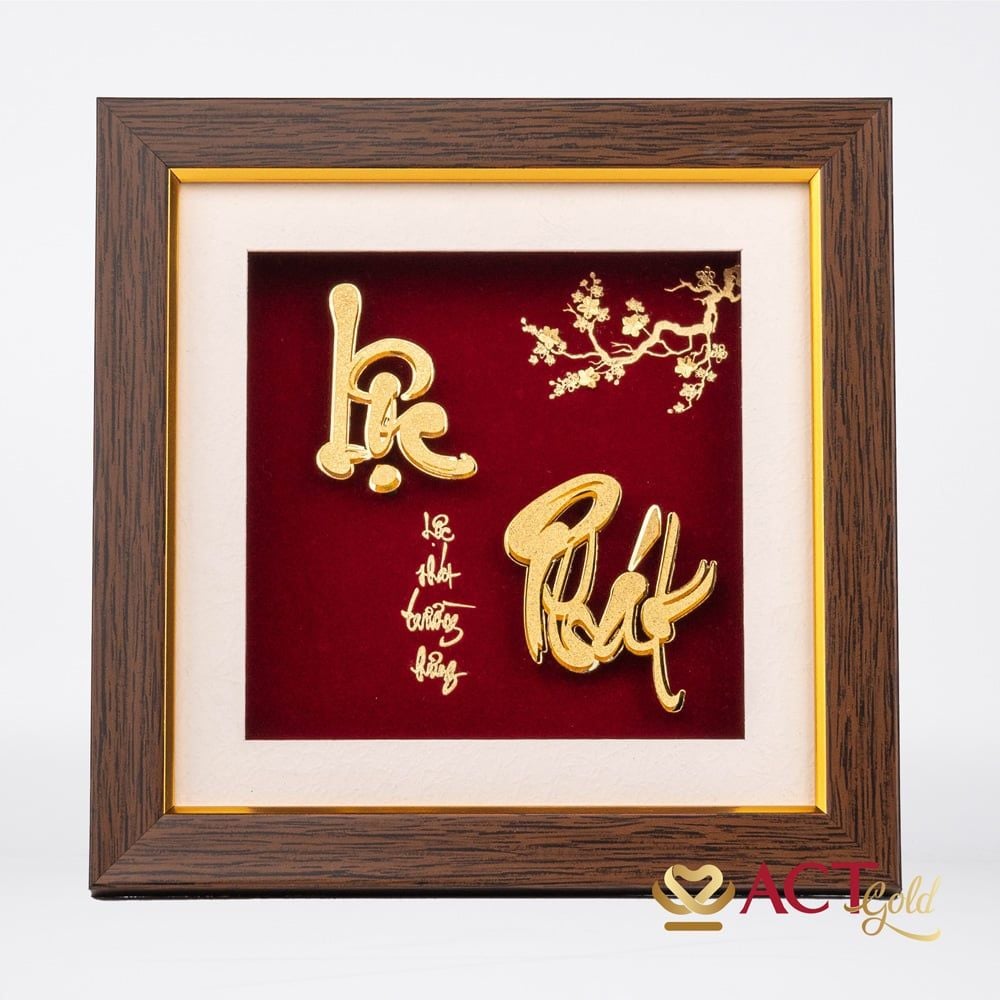 Tranh dát vàng - Quà Tặng Dát Vàng - Công Ty TNHH Q&V